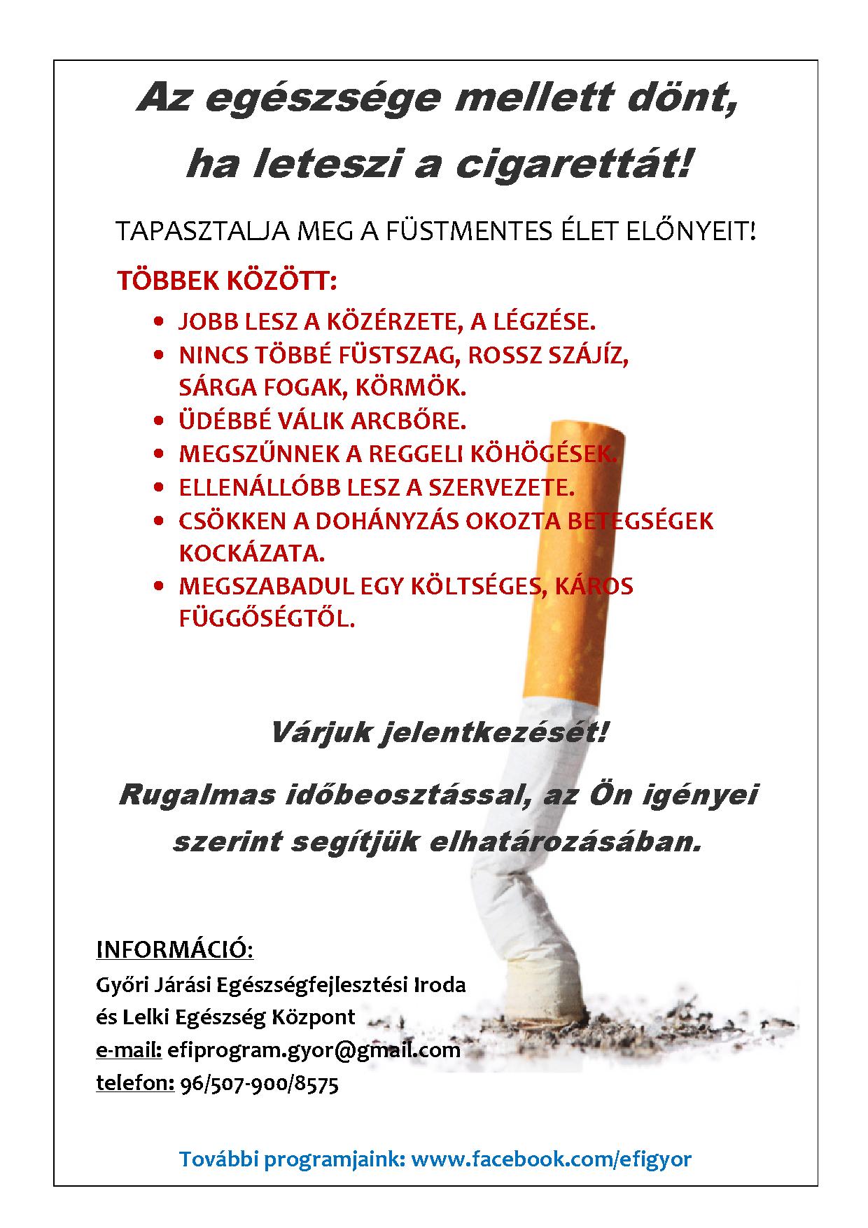 Nikotin Stop - Győr, Dohányzás leszoktatás biorezonanciával - Győr